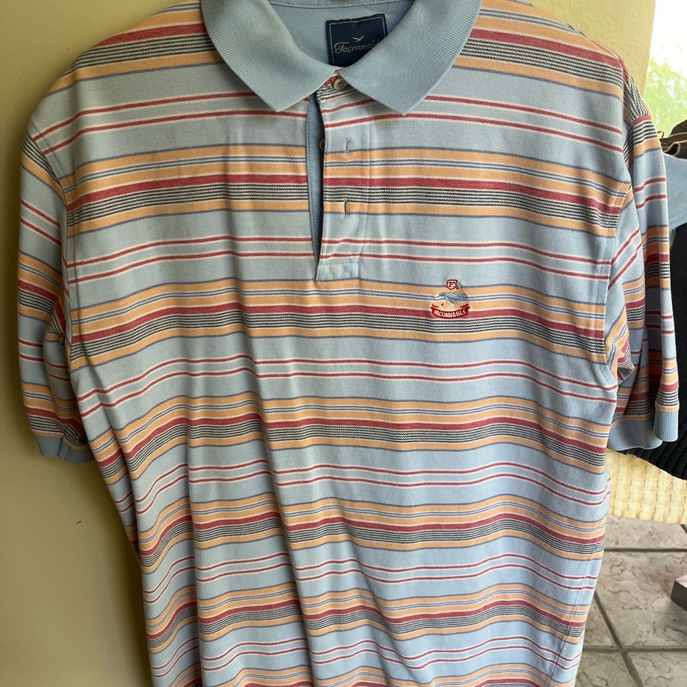 Tommy Bahama Striped Polo Shirt